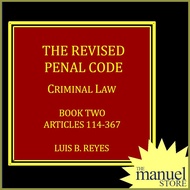 ✹ ▼ ♠ Reyes Book 2 (2021) - Revised Penal Code - Criminal Law The RPC Two II , By Luis
