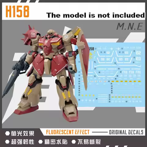New Master Decal H158 for HGUC 1/144 Me02R-F01 Messer TypeF01 Water Sticker High Precision Fluoresce