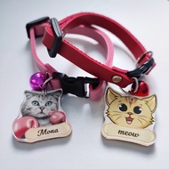 Kalung Kucing Acrylic Custom - Kalung Kucing Nama