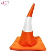 Abbraccia Traffic Cone Hat Funny Traffic Cone Costume Hat Silly Felt for Partygoers, Halloween, Cosp
