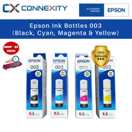Epson 003 Ink Bottles Black Cyan Magenta Yellow Epson Ink 003 Epson 003 Epson 003 Black Epson 003 Cy
