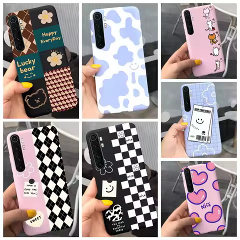 For Xiaomi Mi Note 10 Lite Case Cover Luxury Soft Back Cover Bumper For Xiaomi Mi Note 10 Pro Note10