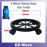 Heavy Duty 4 Wheel Gas Trolly / Gas Rack