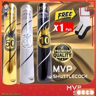 ☆100% genuine☆ MVP-shuttlecock badminton ball badminton shuttlecocks bola badminton shuttercock bulu tangkis badminton羽毛球