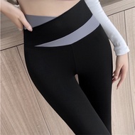 Sexy Crossed Waist Yoga Pants Women V-Waist Scrunch Butt Leggings Seamless Fitness Workout Push Up T