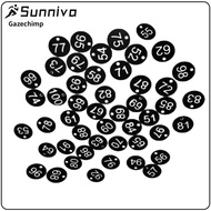 100 Pieces Round Number Tag Number 1-100 Luggage ID Tags Numbered Tag for Hotel Locker Warehouse Res