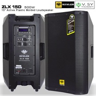 2023 Original Kevler ZLX-15D 500W 15 Inches Active Amplified Plastic Molded Portable Speaker System 