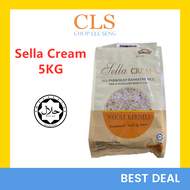 CLS ecoBrown’s Beras Sella Cream Premium Parboiled Rice Basmathi / Brasmathi / Beras Mathi 5KG 100% 