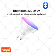 GU10 WiFi Bluetooth Zigbee Smart LED Bulbs RGB C+W White Dimmable Lamps Tuya APP Remote Control Led 