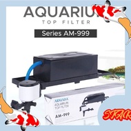 MESIN Hanging machine filter Box 1 set Armada AM 999 top aquarium filter top filter