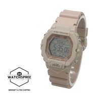 [Watchspree] Casio Ladies' Sports Step Tracker Beige Resin Band Watch LWS2200H-4A LWS-2200H-4A [Kids