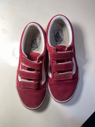 Vans紅色滑板鞋（有磨損