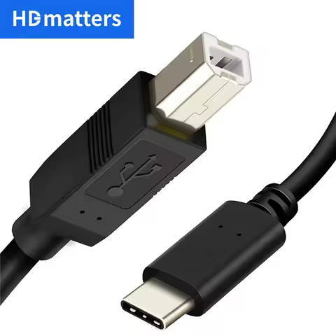 USB-C Printer Cable USB 2.0 USB C to Type B Cable Type C to Type B Printer Cord for Digital Piano,MI