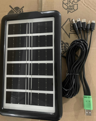 โซล่าเซลล์พกพา ชาร์จมือถือ นําสายชาร์จ 5 ชาร์จแบตเตอรี่ แผงโซล่าเซลล์ ชาร์จมือถือพกพา Solar Cell ชนิ