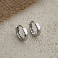 ต่างหูแฟชั่นผู้หญิงเรียบง่าย TIMESWIND สีเงิน S925