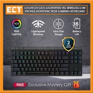 Logitech G515 Lightspeed TKL Wireless Low Profile Lightsync RGB Gaming Keyboard (Black / White)