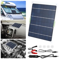 Portable Solar Panel 10W 20V Waterproof Solar Trickle Charger Battery Charger for Car Boat Marine SH
