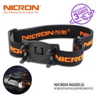 NICRON Headband and bracket for B74e/H10R/B74/B74camo/B74uv/F51 use as a headlamp on the helmet B74e