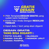 Banner Caleg / Banner Pemilu / Banner Kampanye / Banner Tempel Pohon / Gratis Desain Ukuran 40x60 da