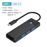 [ออกใบกำกับ- ทักแชท] ORICO Type C USB HUB PD100W USB HUB 3.0 4-Port Splitter USB HUB Adapter Expansi