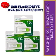 Apacer AH335 USB 2.0 FLASH DRIVE (16GB, 32GB, 64GB)