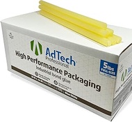 AdTech Professional High Performance Packaging Industrial Bond High Temp Hot Glue Sticks 10" Light A