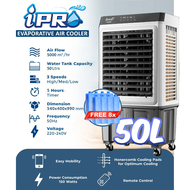 IPRO Air Cooler 40L 50L Water Tank Powerful Aircond Wind Flow 3 Speed Air cond Cooler Fan Air 冷风机