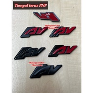 Emblem logo Perodua AV Emblem Myvi bezza alza axia