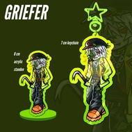[READY] Block Tales Griefer Acrylic Keychain & Standee
