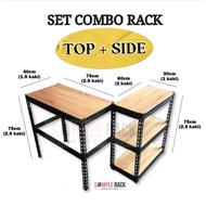 🔥 SIMPLE RACK Rak Dapur Rak Besi Kitchen Rack Boltless Rack Storage Rack Oven Microwave Water Filter