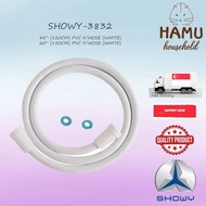 Showy-3832 White PVC Flexible Hose (48” // 60” // 71”)