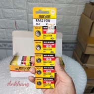 Pin đồng hồ SR621SW 1.55V Maxell PRO SR621 / SR 621 / 364 - Made In Japan