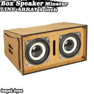 Box Speaker Miniatur Line Array 2 Inch