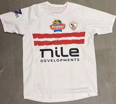 2026 Egypt Zamalek 3D Printed Football Jersey Men Summer Sports Outdoors T-shirt Breathable Quick Dr