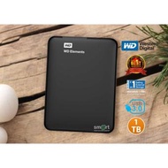WD Elements Portable External Hard Drive 1TB (WDBUZG0010BBK-EESN)