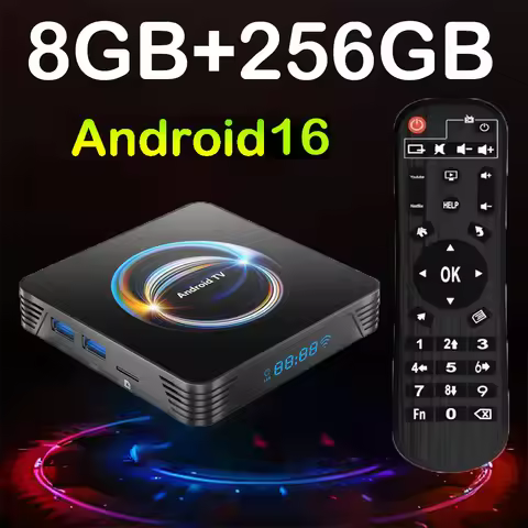 Smart TV Box 2026 X66 8K Media Player Android 16 RK3528 Google Assistant BT6.0 Wifi6 4K AV1 Dual Wif