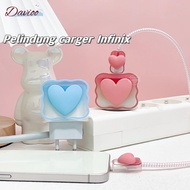 Infinix 18W |Charger Cable Protector Set 5 Items Adapter Protector Charger Head Protector Charger Ca