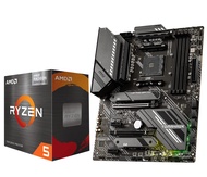 Micro Center AMD Ryzen 5 5600X Desktop Processor Unlocked with Wraith Stealth Cooler Bundle with MSI