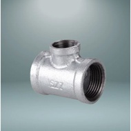 GALVANIZED GI TEE REDUCER FITTINGS IRON DURABLE