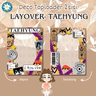 Piggybank- TAEHYUNG BTS- LAYO(V)ER Toploader Deco (Photocard Holder) &amp; Sticker Toploader (Retail)