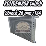 Condenser 14 26 26 14 inch 26 inch 26 mm Universal Multiflow Car Ac (New) Condenser 14x26x26 14inch 