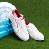 Men's White PU Leather Boat Shoes, Breathable Casual Sneakers, Student Flat Bottom Shoes, Korean Sty