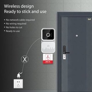 M6 智能門鈴攝像頭 Wifi 無線呼叫對講視頻適用於公寓雙向音頻語音呼叫環門鈴 bawckp M6 Smart Doorbell Camera Wifi Wireless Call Intercom Video for Apartment Two Way Audio Voice Call Ring Doorbell