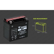 TERMURAH YUASA YTX14-BS (MF) YTX14 YTX14 BS MOTORCYCLE / KERETA BATTERY BACKUP BATTERY