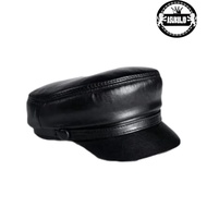 Topi Fisherman Fiddler Cap Topi KaptenTopi Sailor Topi Pelaut TOPI KULIT NAHKODA TOPI KULIT PRIA TOP