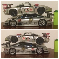 Vintage 1997 FIA GT championship Mercedes CLK GTR + Porsche 911 GT1 1:18 diecast