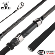 joran tali pancing benang W.P.E Zuka Carp Fishing Carbon Rod Fishing Rod 3.5/4.0 LB 2 Section 3 Sect