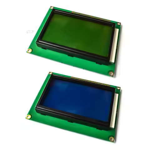 LCD Board Yellow Green blue Screen 12864 128X64 5V blue screen display ST7920 LCD module for arduino