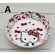 Cartoon Kitty Melody Cars Doraemon Plastic Dessert Plate Piring Kecil Snack Plate 5"