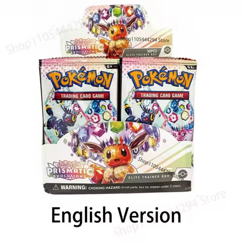 360Pcs Pokemon Card Prismatic Evolutions SCARLET VIOLE English Version Pokemon Booster Battle Transa